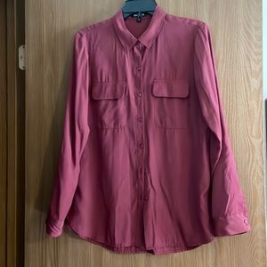 Express blouse in excellent condition size medium burgundy